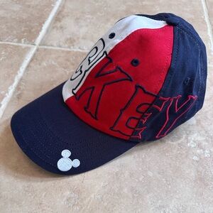 NWT Disney Red White & Blue Mickey Mouse Since 1928 Adult Baseball Hat
